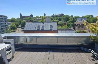 Penthouse kaufen in 90408 Nürnberg, Schicke 2,5-Zimmer-Penthouse-Maisonette mit Dachterrasse und Burgblick in attraktiver Lage
