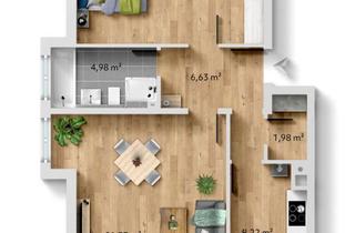 Wohnung kaufen in 06237 Kötschlitz, Bezugsfrei- Renovierte Erdgeschoßwohnung mit Garten im Grünen
