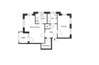 Wohnung mieten in Ewaldstraße 142, 45699 Herten, 2,5-Zimmer-Wohnung am Süder Markt in Herten-Süd