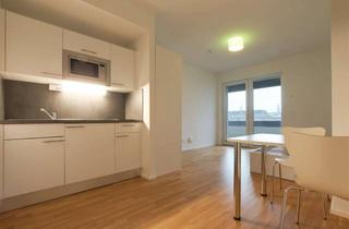 Wohnung mieten in Weilburger Str. 29, 60326 Gallus, Möbliertes 1-Zimmer-Apartment mit Balkon, Dachgarten & Top-Anbindung