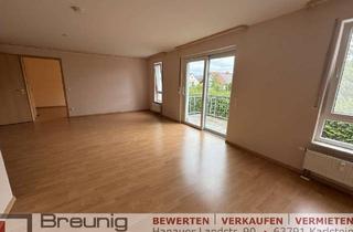 Wohnung mieten in 63791 Karlstein, Betreutes Wohnen: barrierefreie 3-Zi.-OG-Wohnung mit Aufzug, 2 Balkonen & EBK in zentraler Lage