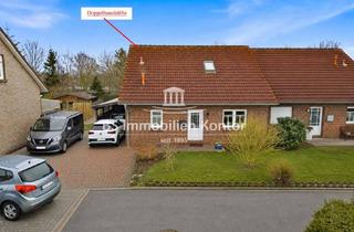Doppelhaushälfte kaufen in 26725 Wolthusen, Wolthusen! Doppelhaushälfte mir Carport, Gartenanlage und Terrasse in bevorzugter Wohnlage!
