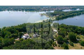 Grundstück zu kaufen in 14548 Schwielowsee, Erste Reihe am Petzinsee – Baugrundstück mit 180-Grad-Mehrseenblick vor den Toren Potsdams