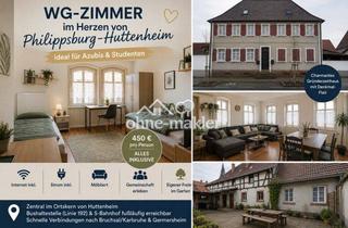 Wohnung mieten in 76661 Philippsburg, WG für Auszubildende und Studenten