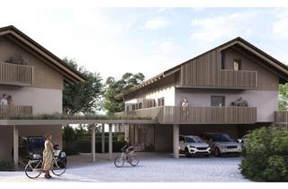 Wohnung kaufen in 83083 Riedering, Moderne Maisonette-Wohnung mit zwei Balkonen in Holzmassivbauweise, fußläufig zum Simssee