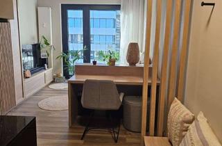 Wohnung mieten in 60528 Niederrad, Hochwertig möbliertes Studio mit Dachterrasse & Gym in Frankfurt-Niederrad
