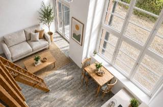 Lofts mieten in Helmut- Kohl- Allee, 16321 Bernau, Wohnen mit Charakter. Singlewohnung mit Loftgefühl. Balkon mit Blick ins Grüne