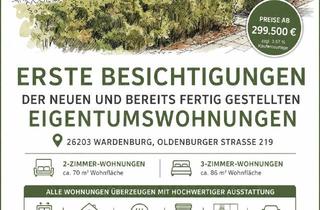 Wohnung kaufen in 26203 Wardenburg, IMMOBILIEN-BESICHTIGUNGEN | Neues Wohn- und Geschäftshaus mitten in Wardenburg