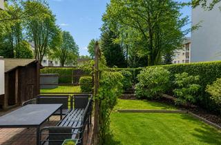 Wohnung kaufen in 40789 Monheim, Seltenes Gartenjuwel: 3-Zimmer-Erdgeschosswohnung mit großem Garten zur Alleinnutzung