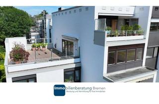 Wohnung kaufen in 28209 Schwachhausen, Eigentumswohnung mit großer Dachterrasse und Tiefgaragenstellplatz in zentraler Lage