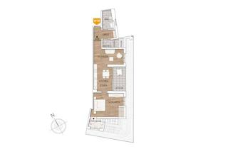 Wohnung kaufen in Bleichstraße 14, 77866 Rheinau, Rheinau-Zigarrenfabrik: Besonderer Schnitt in 2 Zimmern