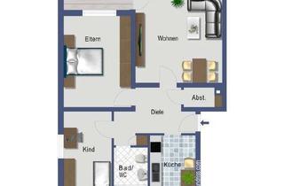 Wohnung kaufen in 40880 Ratingen, Kapitalanlage: vermietete 3 Zimmer Wohnung mit Balkon