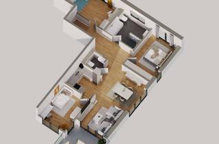 Wohnung mieten in Silberburgstraße, 72379 Hechingen, Neubau-Erstbezug: Hochwertige 4-Zimmer-Wohnung mit Südwest-Balkon & Aufzug