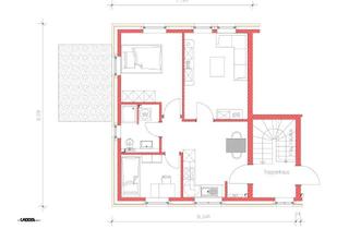 Wohnung mieten in 24623 Großenaspe, Sehr helle 3-Zimmer-Neubau-Wohnung mit gehobener Innenausstattung