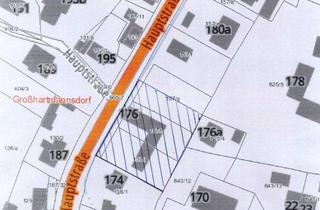 Grundstück zu kaufen in 09618 Großhartmannsdorf, Großzügiges Baugrundstück 2200 m² in Großhartmannsdorf voll erschlossen