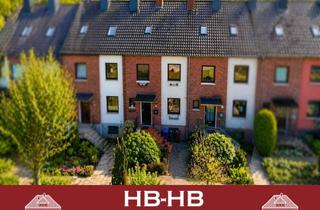 Haus kaufen in 28717 Lesum, Reihenmittelhaus mit Südgarten in ruhiger Sackgassenlage mit Garage