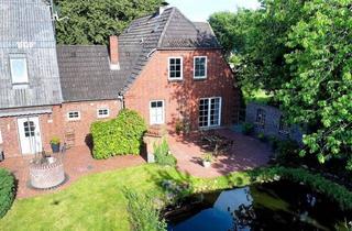 Haus kaufen in 25866 Mildstedt, Raumwunder mit XXL-Grundstück nahe Husum: Wohnen, Gewerbe & Wellness vereint!