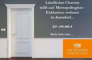 Haus kaufen in 21271 Asendorf, Ländlicher Charme trifft Metropolregion – Exklusives Wohnen in Asendorf....