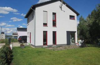 Haus kaufen in 04687 Trebsen, modernes Stadthaus für die junge Familie in neuer Siedlung