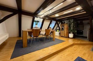 Wohnung mieten in Badgasse 21, 71083 Herrenberg, Ab 14.09 - Altbau möbliert 2 ZKB 85qm Fachwerk Altstadt Herrenberg, möbliert