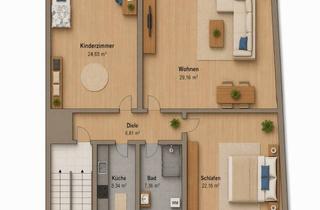 Wohnung mieten in Ringstraße 40, 06844 Innenstadt, moderne 3-Zimmer Wohnung | 98qm frisch renoviert am Schillerpark