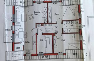 Wohnung mieten in 72658 Bempflingen, 3,5-Zimmer-Wohnung mit EBK und Balkon in Bempflingen
