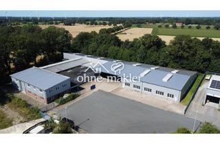 Büro zu mieten in 28816 Stuhr, Provisionsfrei: 337 m² Lager-/Produktion mit 109 m2 Büro direkt an der A1, auch Lebensmittel