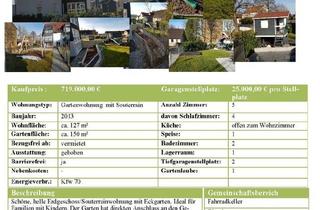 Wohnung kaufen in 85241 Hebertshausen, Hebertshausen - 5-Zimmer EG-Souterrain-Whg. zu verkaufen