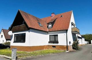 Haus kaufen in 97437 Haßfurt, Haßfurt - Frisch modernisiertes 1-2 Fam.-Wohnhaus mit mehreren HallenGaragen im stadtnahen Grün, Nfl. 900m², Wfl. 155m², Grund 1.919