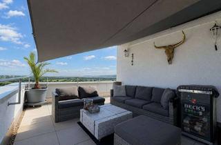 Penthouse kaufen in 76275 Ettlingen, Penthouse-Wohnung mit Dachterrasse und Panoramablick