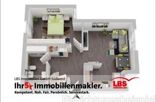 Wohnung kaufen in 67065 Mundenheim, LUDWIGSHAFEN - GARTENSTADT Niederfeld - 4 Zimmer Maisonettwohnung mit Küche und 2 Bädern