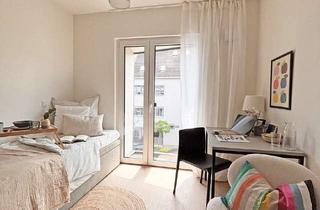Wohnung mieten in Haunstetter Straße 232, 86179 Haunstetten, Möbliertes Neubau-Apartment (1. OG) mit Balkon für Studenten & Azubis - direkt an der Uni Augsburg!