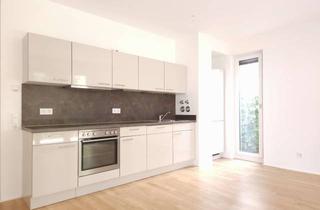 Wohnung mieten in Stresemannallee 49, 60596 Sachsenhausen, Modernes Wohnen mit eigenem Gartenanteil: 2-Zimmer-Wohnung mit EBK und Abstellraum