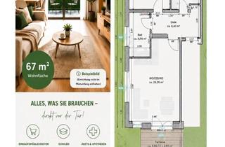 Wohnung mieten in Sonnenstraße, 93092 Barbing, Neubau-Wohnung mit drei Zimmern und Garten in Barbing