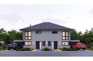 Villa kaufen in Spitzwegstraße, 47447 Moers, Frei planbare Stadtvilla (DHH; 130 m²) in MO-Schwafheim; schlüsselfertig inkl. Süd/West-Grundstück!