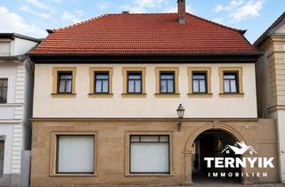 Haus kaufen in 96106 Ebern, Historisches Wohn- und Geschäftshaus (teilsaniert) - außergewöhnliches Potenzial im Herzen Eberns