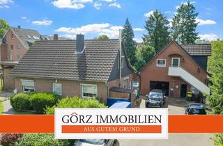 Einfamilienhaus kaufen in 22844 Norderstedt, Modernisiertes Einfamilienhaus mit Solar - beheiztem Pool, Einliegerwohnung & großer Garage & Werkst
