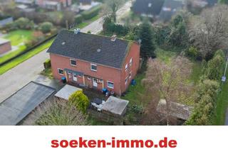 Doppelhaushälfte kaufen in 26826 Weener, Doppelhaushälfte mit großzügigem Garten – sanierungsbedürftig – Weener *TU2506*