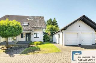 Doppelhaushälfte kaufen in 57589 Pracht, Familienidylle in ruhiger Wohnlage-Modernisierte Doppelhaushälfte mit Doppelgarage und tollem Garten