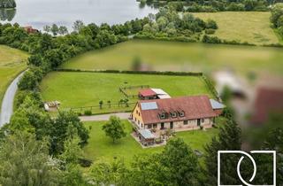 Haus kaufen in 95336 Mainleus, Traumlage am See! Kernsaniertes Anwesen mit Pferdekoppel und weitläufigem Grundstück
