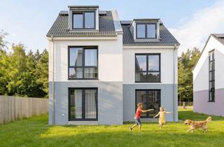 Haus kaufen in 15537 Erkner, Ihr modernes Eigenheim, südlich von Berlin. Effizienzhaus-Standard 55 EE, 10 Radmin. zu Tesla