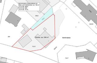 Grundstück zu kaufen in Bahnhofplatz, 83317 Teisendorf, Bebautes Baugrundstück mit Entwicklungspotential in Bahnhofsnähe