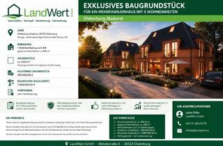 Grundstück zu kaufen in 26125 Nadorst, Exklusives Baugrundstück mit Planung eines Mehrfamilienhauses mit fünf Wohneinheiten im KFW-40-Stand