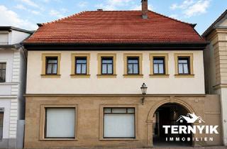 Haus kaufen in 96106 Ebern, Historisches Wohn- und Geschäftshaus (teilsaniert) - außergewöhnliches Potenzial im Herzen Eberns
