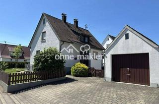 Einfamilienhaus kaufen in 88427 Bad Schussenried, Familienhaus mit Traumgarten, neuer Heiztechnik, großer Garage & Ausbaupotenzial in ruhiger Lage