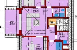 Wohnung kaufen in 74564 Crailsheim, Crailsheim - Neue 3-Zimmer-Dachgeschoss-Wohnung in Roßfeld