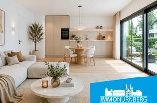 Wohnung kaufen in Am Schweigeracker, 90425 Thon, Marienbergpark ums Eck: Gartenwohnung im hochwertigen Neubau | TG-Stellplatz inklusive