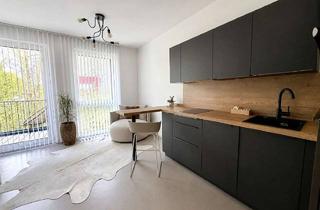 Wohnung kaufen in 41179 Dorthausen, Möbliertes Gartenapartment im Nordpark – ebenerdige Terrasse, sofort beziehbar