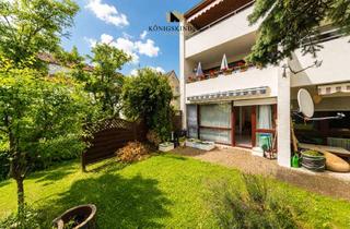 Wohnung kaufen in 73732 Esslingen, Helle 1-Zimmer-Souterrainwohnung mit Terrasse, Gartenanteil und Stellplatz