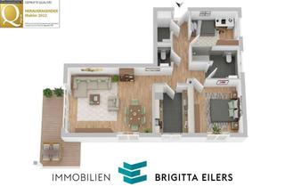 Wohnung mieten in 27321 Thedinghausen, 01.10.: Moderne 3-Zi.-Wohnung mit hochw. Einbauküche, Terrasse und Stellplatz in ruhiger Citylage!